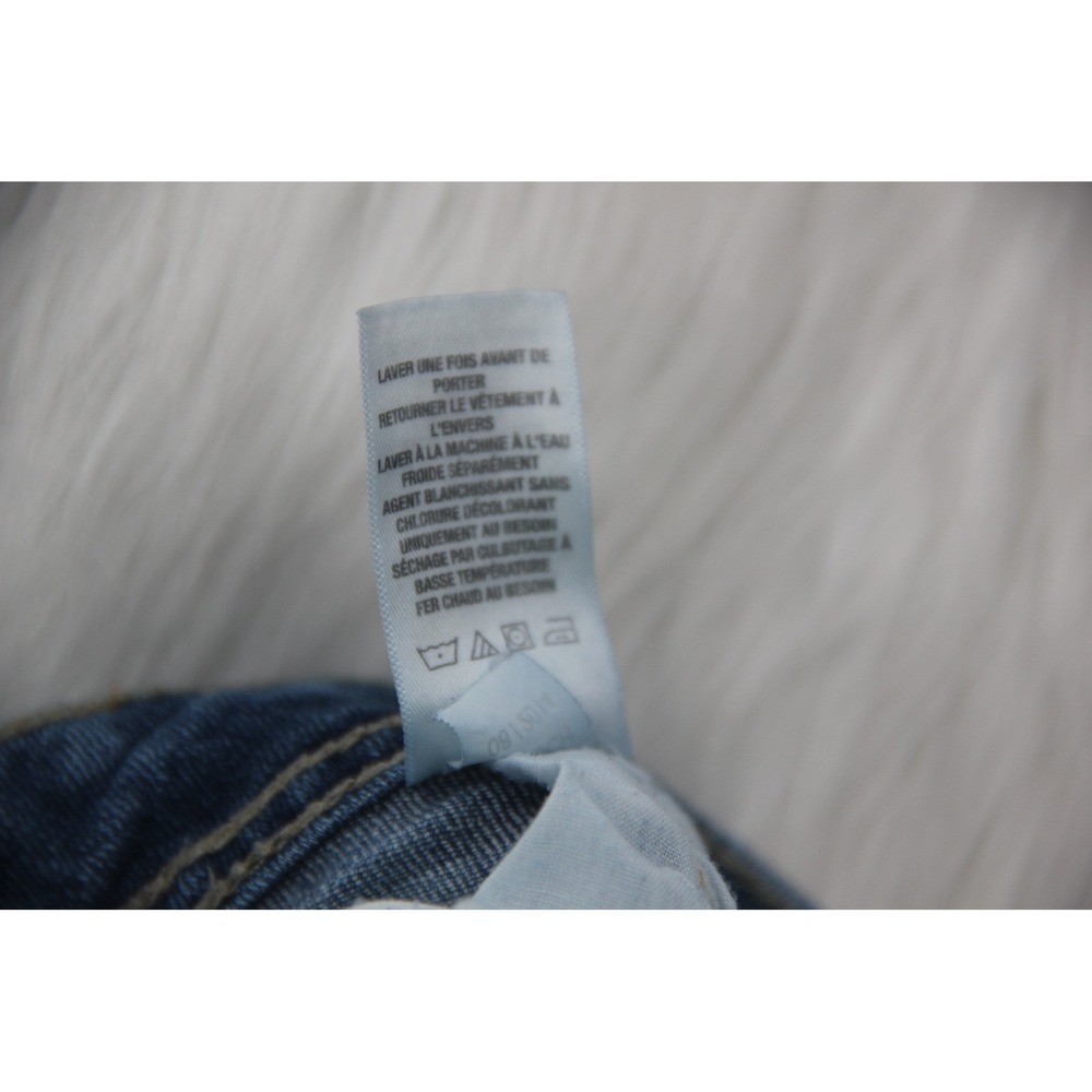 AEROPOSTALE Baby Bootcut Jeans Women's Size 8R Light Wash Blue Low Rise Y2K - Picture 10 of 12